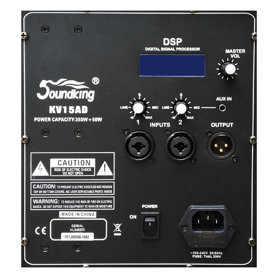 SOUNDKING KV15AD Акустическая система, активная, 350+50Вт