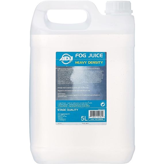 AMERICAN DJ Fog juice 3 heavy Жидкость для генератора дыма, высокой плотности 5л