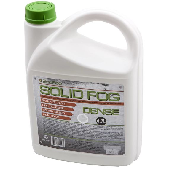 ECOFOG Dense Жидкость густой плотности для генераторов дыма. Канистра 4,7л