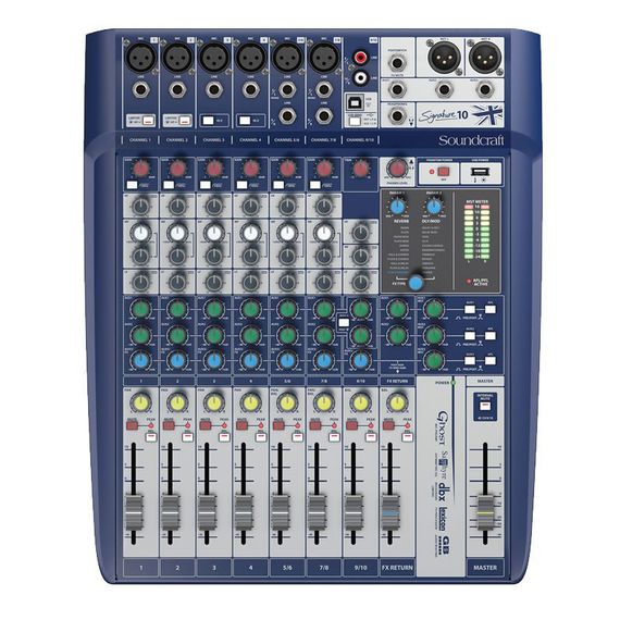 SOUNDCRAFT Signature 10 - аналоговый микшерный пульт