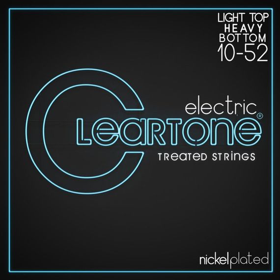 CLEARTONE 9420 Nickel Plated Комплект струн для электрогитары, никелированные, с покрытием, 10-52