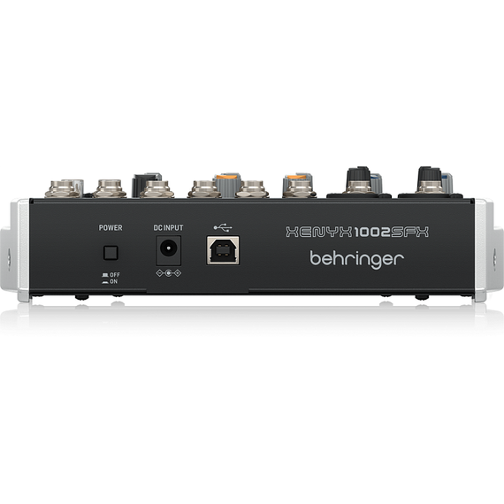 BEHRINGER XENYX 1002SFX Аналоговый микшер, 10 каналов. Входы: микрофонные входы (2xXLR)