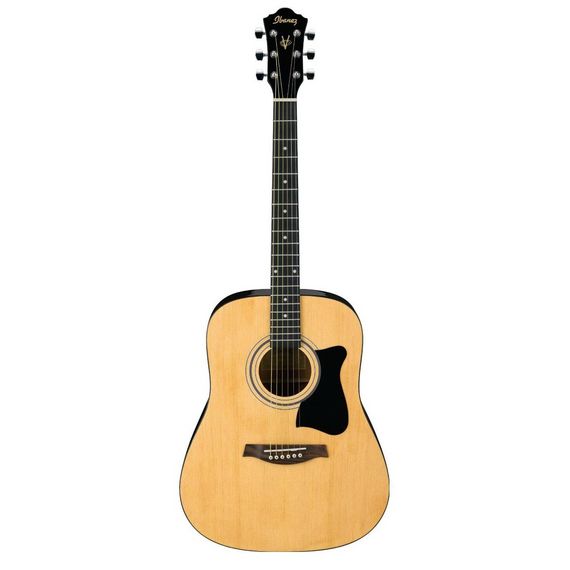 IBANEZ V50NJP NATURAL Акустическая гитара, форма деки Дредноут, натурального цвета, 20 ладов.