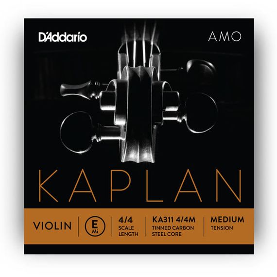 D'ADDARIO KA310-4/4M Kaplan Amo Комплект струн для скрипки размером 4/4, среднее натяжение