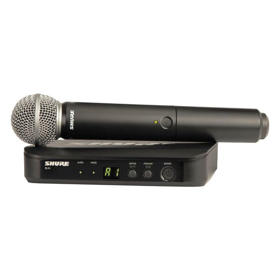 SHURE BLX24E/B58-M17 Вокальная радиосистема с ручным передатчиком Beta58, динамическим суперкардиоид