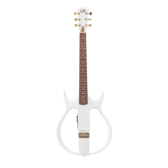 MIG Guitars SG1WH23 SG1 Сайлент-гитара, белая