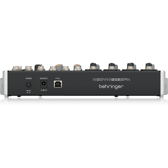 BEHRINGER XENYX 1202SFX аналоговый микшер, 12 каналов. Входы: микрофонные входы (4xXLR),
