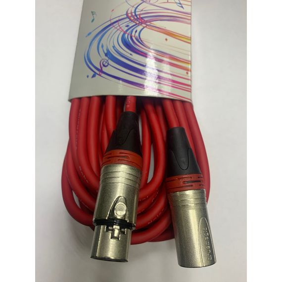 TRUE MAGIC TLC 10M/R Кабель микрофонный XLR -XLR, 10м, красный