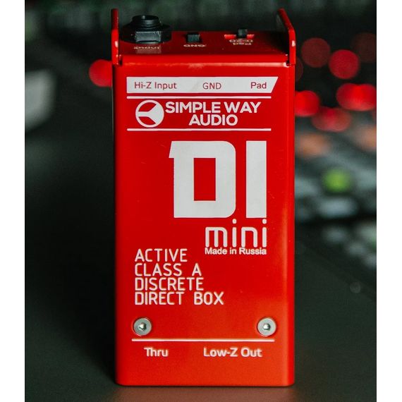 SIMPLEWAY Audio D1mini Дибокс, преобразователь сигнала для гитары, активный