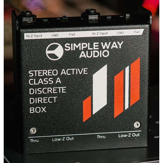 SIMPLEWAY Audio J2mini Дибокс, преобразователь сигнала для гитары, активный, стерео