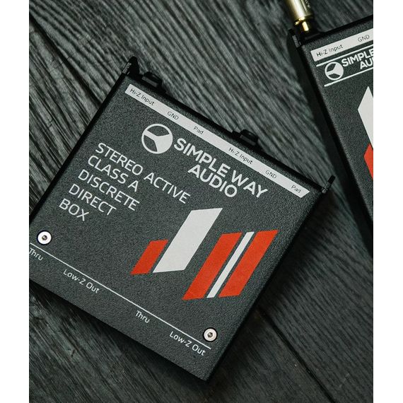 SIMPLEWAY Audio J2mini Дибокс, преобразователь сигнала для гитары, активный, стерео