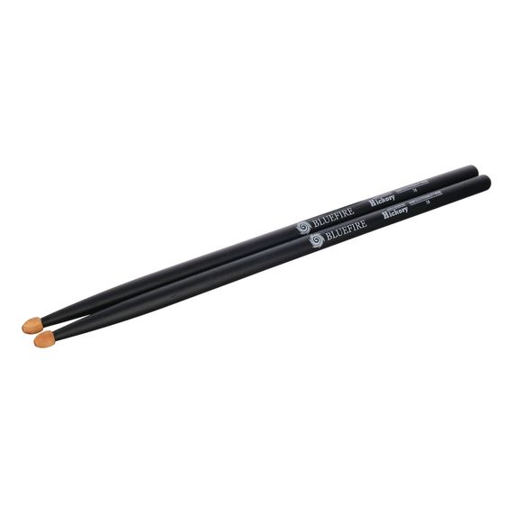 HUN 10104007 Colored Series Bluefire 7A BLACK Барабанные палочки, орех гикори, черные