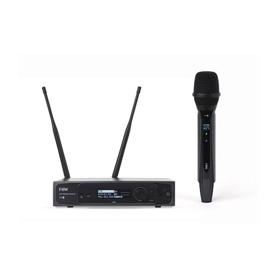 FBW P1R VOCAL радиосистема с ручным передатчиком, 651-675 Мгц, FM-модуляция, пилот-тон, 50Гц-15кГц
