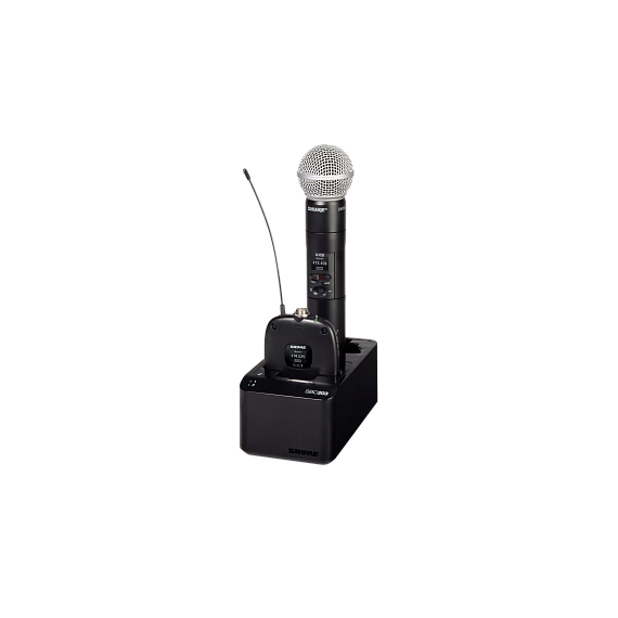 SHURE SBC203-E Зарядное устройство для аккумулятора на 2 шт. SB903, с блоком питания., изображение 2