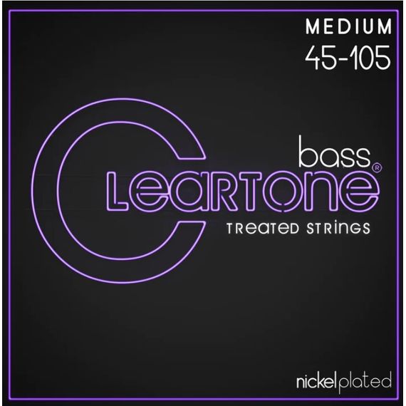 CLEARTONE 6445 Комплект струн для бас-гитары, никелированные, с покрытием, 45-105