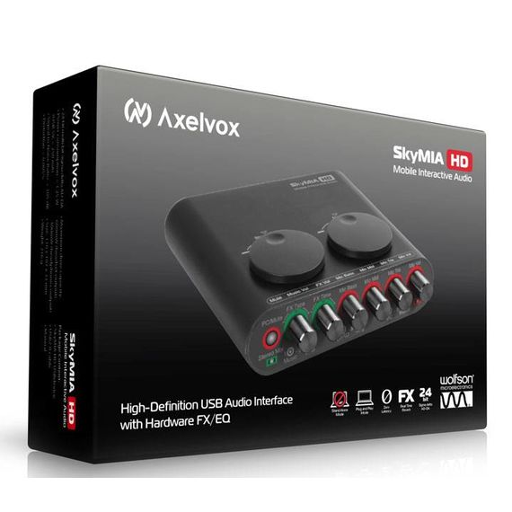 AXELVOX SkyMIA HD аудиоинтерфейс со встроенным аппаратным эквалайзером и FX-процессором., изображение 2