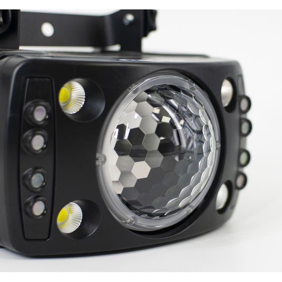 LED STAR MA-E025 Эффект светодиодный 3в1 волшебный шар, стробоскоп, красный лазер