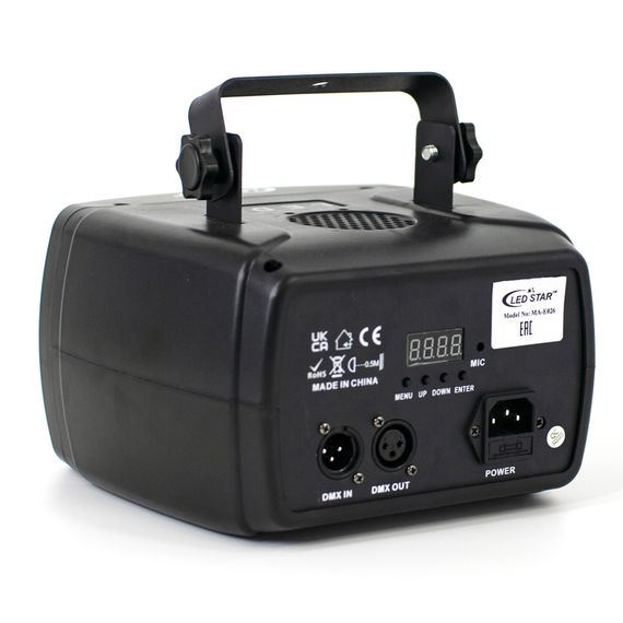 LED STAR MA-E026 Эффект светодиодный 4в1 B-EYE, стробоскоп, UV, лазер зеленый/красный