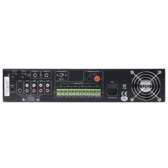 LAUDIO LAM6120UT Усилитель мощности трансляционный, 120Вт