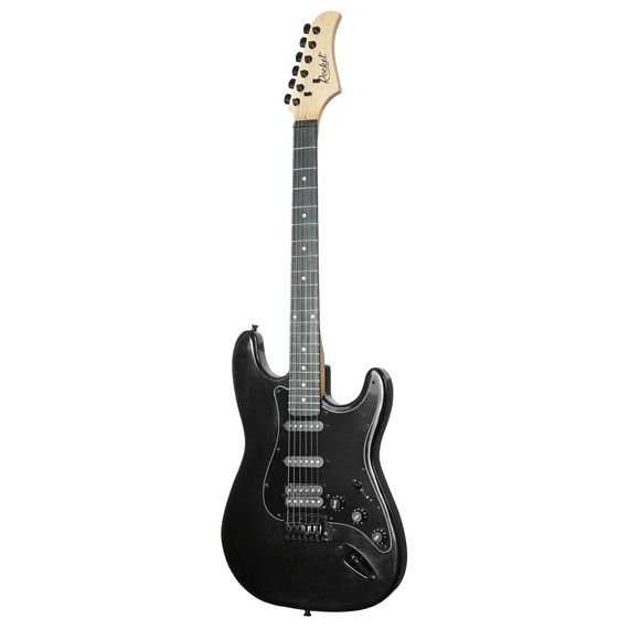 ROCKET ST-04 BK 39" Электрогитара тип корпуса Stratocaster, корпус липа, гриф клён, 22 лада