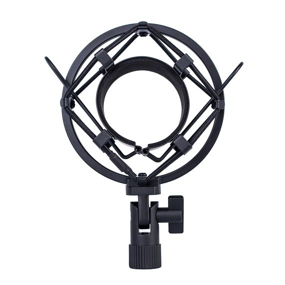 LUX SOUND MSA052B Держатель паук для микрофона, для микрофонов диаметром 4,6- 5,2 см, цвет черный