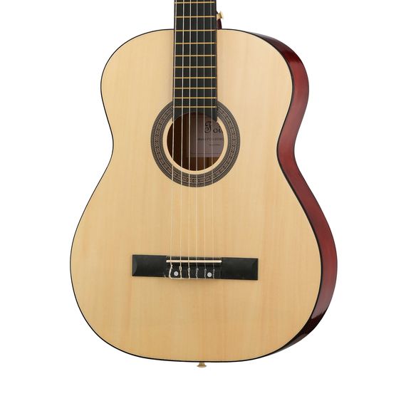 FOIX FCG-2039CAP-NA Классическая гитара с чехлом, ремнем, тюнером, цвет натуральный