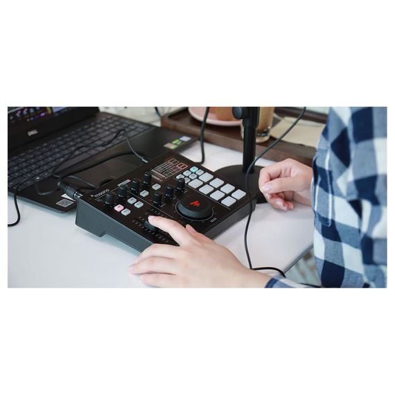 MAONO AU-AM100 цифровая студия для интернет-вещания и Podcast вход 2 мик. канала, 2 стерео канала