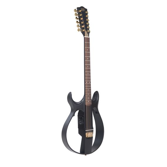 MIG Guitars SG2BL23 SG2 Сайлент-гитара 12-струнная, черная