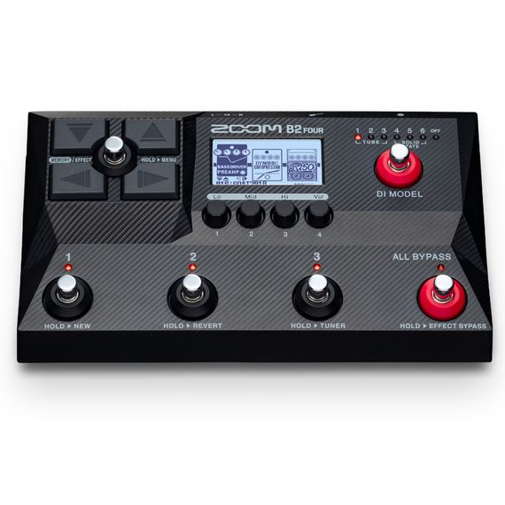 ZOOM B2 FOUR Басовый процессор эффектов с DI-бокс