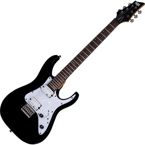SCHECTER BANSHEE-6 SGR BLK Гитара электрическая, 6 струн, корпус липа, гриф клен, лады 22 Medium