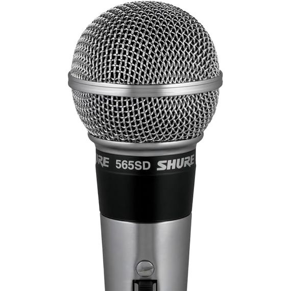 SHURE 565SD-LC Вокальный динамический микрофон кардиоидный, 50-15000 Гц, выключатель