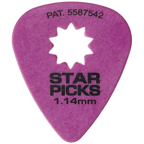 EVERLY 30026 Star Pick Медиатор 1шт, толщина 1.14мм