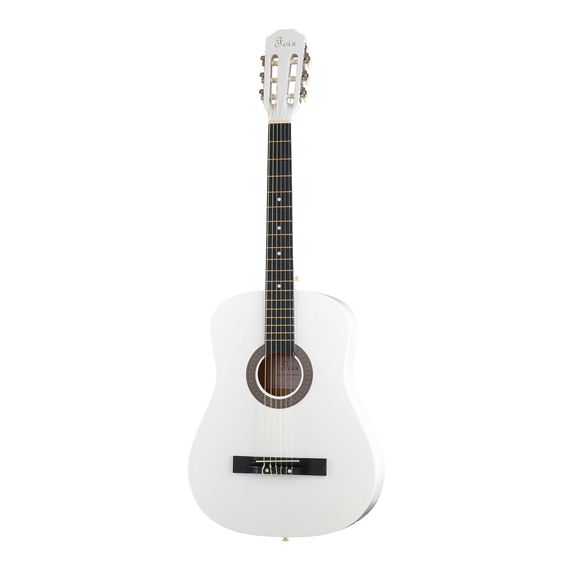 FOIX FCG-2038CAP-WH Классическая гитара с чехлом, ремнем, тюнером, белая
