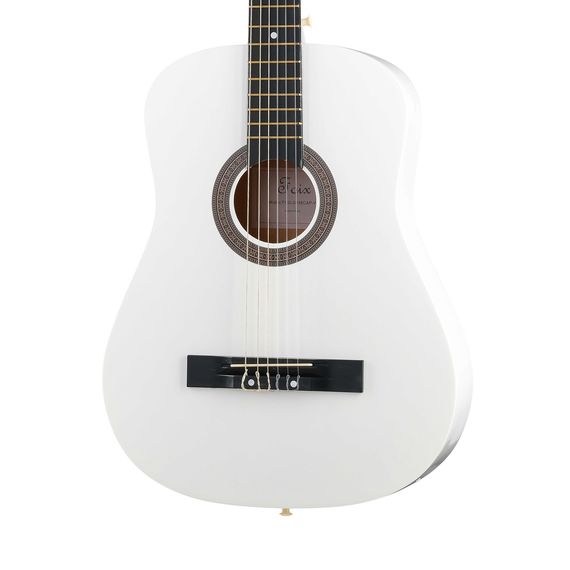 FOIX FCG-2038CAP-WH Классическая гитара с чехлом, ремнем, тюнером, белая