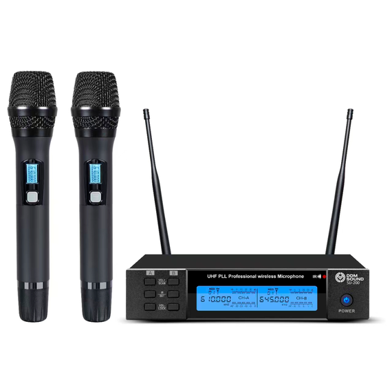 DDM SOUND SU-200 Радиосистема UHF, 2 ручных микрофона