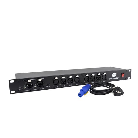 SIBERIAN Lighting SL-EDED47R LightGate R8 Сплиттер-Контроллер управления световым оборудованием ArtNet v4, DMX512, PIXEL-SPI*, RDM*
