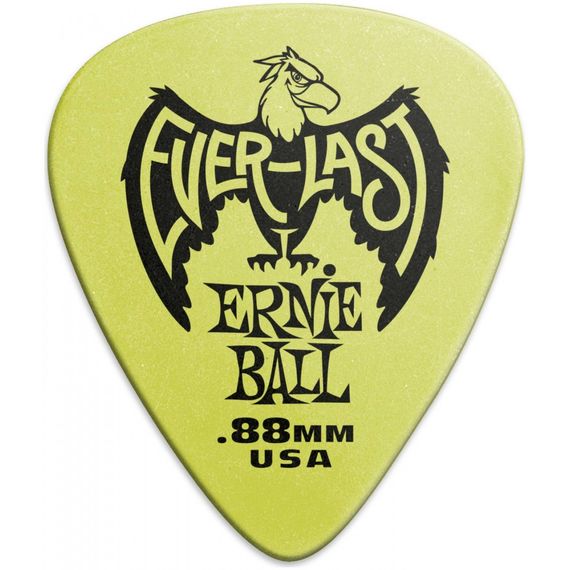 ERNIE BALL 9191 EVERLAST Медиатор светящиеся в темноте, толщина 0.88 мм.
