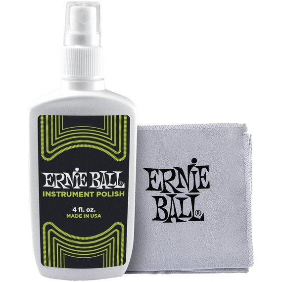 ERNIE BALL 4222 полироль для гитары, флакон спрей с салфеткой