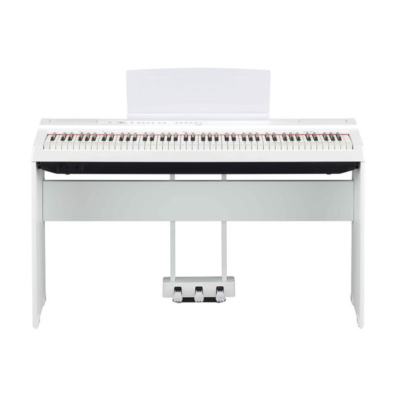 YAMAHA P-125aWH Цифровое пианино, со стойкой и педалью, белое (3 коробки)