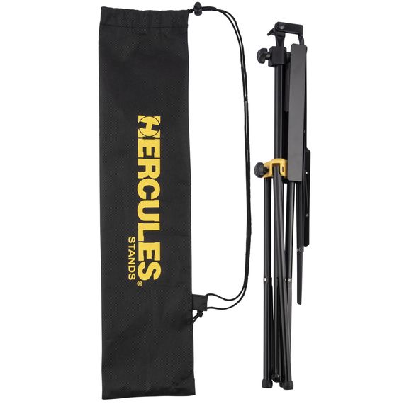 HERCULES BS020BB Пюпитр складной 545x355мм, высота: 650-1080мм, 1,1 кг с чехлом