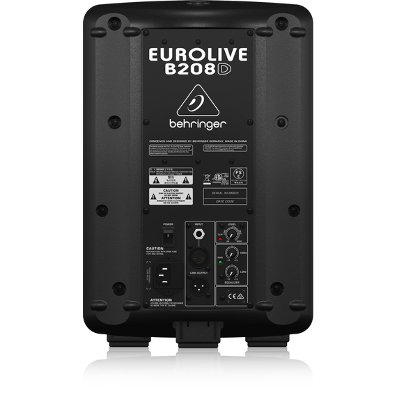 BEHRINGER B208D 2-полосная активная АС/монитор 8"+1,35"алюминий, 160Вт+42Вт пик, Bi-amp