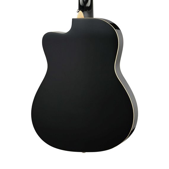 SMIGER GA-H10-38-BK Акустическая гитара, с вырезом, черная