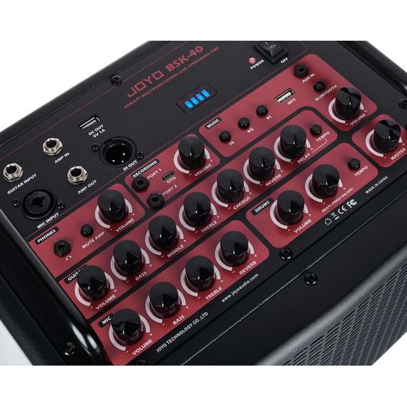 JOYO BSK-40-BK Комбоусилитель для акустической гитары, 40Вт, черный