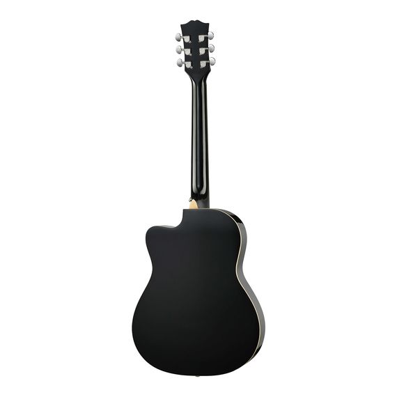 SMIGER GA-H10-38-BK Акустическая гитара, с вырезом, черная