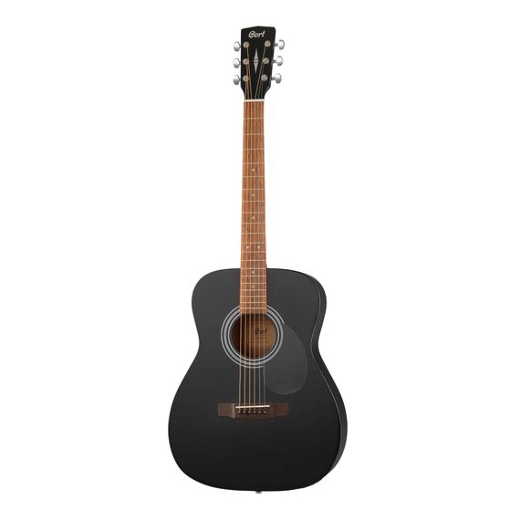 CORT AF510E-BKS Standard Series Электро-акустическая гитара, цвет черный