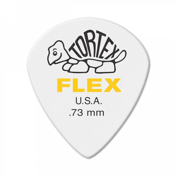 DUNLOP 4660 Tortex Flex Jazz III XL Медиатор 6 толщин: 0.73, 0.88, 1.0, 1.14, 1.35, 1.5мм