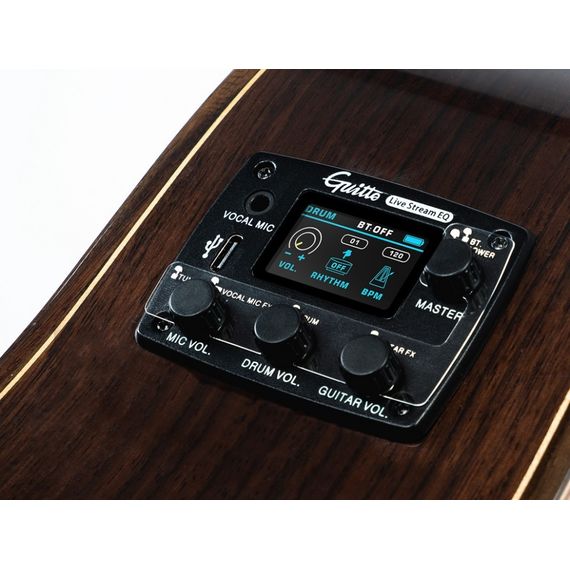 GUITTO GGP-05 Звукосниматель для акустической гитары, с вибродинамиком