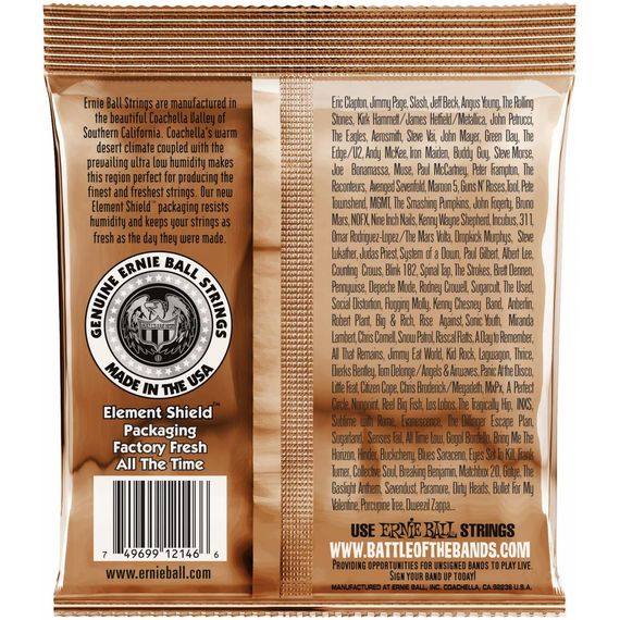ERNIE BALL 2146 Earthwood 12-54 Phosphor Bronze Medium Light Струны для акустической гитары