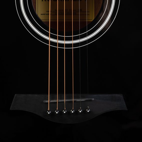 ROCKDALE Aurora D3 C BK Gloss Акустическая гитара. Форма корпуса Dreadnought с вырезом. Цвет черный.