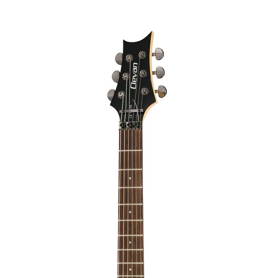 CLEVAN CX-52/FR-BK Электрогитара Форма под Ibanez, HSH, мензура 648мм,